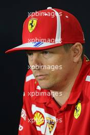Kimi Raikkonen (FIN) Scuderia Ferrari  05.04.2018. Formula 1 World Championship, Rd 2, Bahrain Grand Prix, Sakhir, Bahrain, Preparation Day.