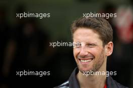 Romain Grosjean (FRA) Haas F1 Team  05.04.2018. Formula 1 World Championship, Rd 2, Bahrain Grand Prix, Sakhir, Bahrain, Preparation Day.