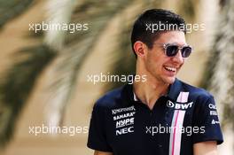 Esteban Ocon (FRA) Sahara Force India F1 Team. 05.04.2018. Formula 1 World Championship, Rd 2, Bahrain Grand Prix, Sakhir, Bahrain, Preparation Day.