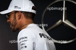 Lewis Hamilton (GBR) Mercedes AMG F1. 05.04.2018. Formula 1 World Championship, Rd 2, Bahrain Grand Prix, Sakhir, Bahrain, Preparation Day.