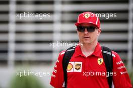 Kimi Raikkonen (FIN) Ferrari. 05.04.2018. Formula 1 World Championship, Rd 2, Bahrain Grand Prix, Sakhir, Bahrain, Preparation Day.