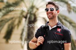 Romain Grosjean (FRA) Haas F1 Team. 05.04.2018. Formula 1 World Championship, Rd 2, Bahrain Grand Prix, Sakhir, Bahrain, Preparation Day.