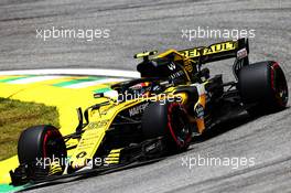 Carlos Sainz Jr (ESP) Renault Sport F1 Team RS18. 09.11.2018. Formula 1 World Championship, Rd 20, Brazilian Grand Prix, Sao Paulo, Brazil, Practice Day.