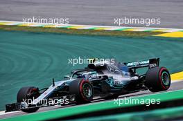 Valtteri Bottas (FIN) Mercedes AMG F1 W09. 09.11.2018. Formula 1 World Championship, Rd 20, Brazilian Grand Prix, Sao Paulo, Brazil, Practice Day.
