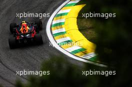 Max Verstappen (NLD) Red Bull Racing RB14. 09.11.2018. Formula 1 World Championship, Rd 20, Brazilian Grand Prix, Sao Paulo, Brazil, Practice Day.