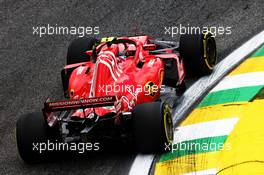 Kimi Raikkonen (FIN) Ferrari SF71H. 09.11.2018. Formula 1 World Championship, Rd 20, Brazilian Grand Prix, Sao Paulo, Brazil, Practice Day.