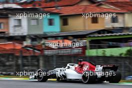 Marcus Ericsson (SWE) Sauber C37. 09.11.2018. Formula 1 World Championship, Rd 20, Brazilian Grand Prix, Sao Paulo, Brazil, Practice Day.