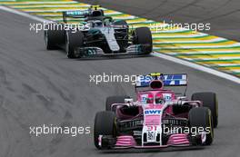 Esteban Ocon (FRA) Force India F1  09.11.2018. Formula 1 World Championship, Rd 20, Brazilian Grand Prix, Sao Paulo, Brazil, Practice Day.