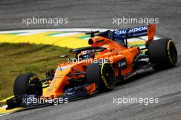 Lando Norris (GBR) McLaren MCL33 Test Driver. 09.11.2018. Formula 1 World Championship, Rd 20, Brazilian Grand Prix, Sao Paulo, Brazil, Practice Day.