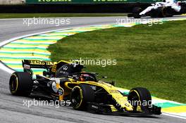 Carlos Sainz Jr (ESP) Renault Sport F1 Team RS18. 09.11.2018. Formula 1 World Championship, Rd 20, Brazilian Grand Prix, Sao Paulo, Brazil, Practice Day.