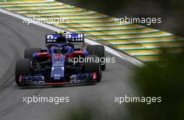 Pierre Gasly (FRA) Scuderia Toro Rosso  09.11.2018. Formula 1 World Championship, Rd 20, Brazilian Grand Prix, Sao Paulo, Brazil, Practice Day.