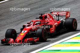 Sebastian Vettel (GER) Ferrari SF71H. 09.11.2018. Formula 1 World Championship, Rd 20, Brazilian Grand Prix, Sao Paulo, Brazil, Practice Day.