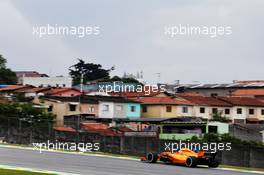 Fernando Alonso (ESP) McLaren MCL33. 09.11.2018. Formula 1 World Championship, Rd 20, Brazilian Grand Prix, Sao Paulo, Brazil, Practice Day.