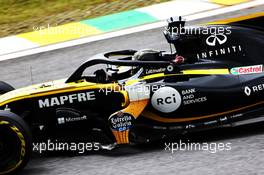 Nico Hulkenberg (GER) Renault Sport F1 Team RS18. 09.11.2018. Formula 1 World Championship, Rd 20, Brazilian Grand Prix, Sao Paulo, Brazil, Practice Day.