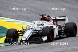 Antonio Giovinazzi (ITA) Sauber C37 Test Driver. 09.11.2018. Formula 1 World Championship, Rd 20, Brazilian Grand Prix, Sao Paulo, Brazil, Practice Day.