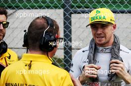 Nico Hulkenberg (GER) Renault Sport F1 Team on the grid. 11.11.2018. Formula 1 World Championship, Rd 20, Brazilian Grand Prix, Sao Paulo, Brazil, Race Day.