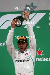 1st place Lewis Hamilton (GBR) Mercedes AMG F1 W09. 11.11.2018. Formula 1 World Championship, Rd 20, Brazilian Grand Prix, Sao Paulo, Brazil, Race Day.