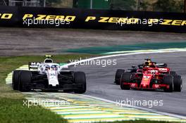 Sergey Sirotkin (RUS) Williams FW41. 11.11.2018. Formula 1 World Championship, Rd 20, Brazilian Grand Prix, Sao Paulo, Brazil, Race Day.