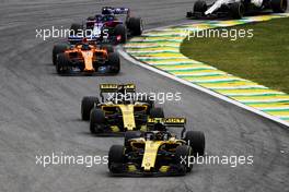 Carlos Sainz Jr (ESP) Renault Sport F1 Team RS18. 11.11.2018. Formula 1 World Championship, Rd 20, Brazilian Grand Prix, Sao Paulo, Brazil, Race Day.