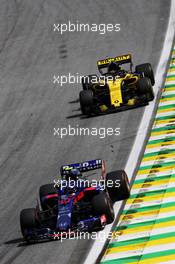 Pierre Gasly (FRA) Scuderia Toro Rosso STR13. 11.11.2018. Formula 1 World Championship, Rd 20, Brazilian Grand Prix, Sao Paulo, Brazil, Race Day.