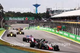 Kevin Magnussen (DEN) Haas VF-18. 11.11.2018. Formula 1 World Championship, Rd 20, Brazilian Grand Prix, Sao Paulo, Brazil, Race Day.