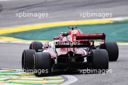 Charles Leclerc (MON) Sauber F1 Team C37. 11.11.2018. Formula 1 World Championship, Rd 20, Brazilian Grand Prix, Sao Paulo, Brazil, Race Day.