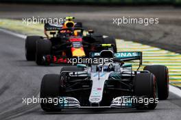 Valtteri Bottas (FIN) Mercedes AMG F1 W09. 11.11.2018. Formula 1 World Championship, Rd 20, Brazilian Grand Prix, Sao Paulo, Brazil, Race Day.