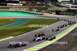 Pierre Gasly (FRA) Scuderia Toro Rosso STR13. 11.11.2018. Formula 1 World Championship, Rd 20, Brazilian Grand Prix, Sao Paulo, Brazil, Race Day.