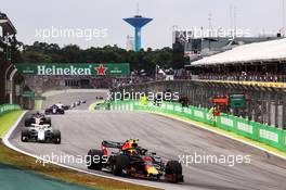 Max Verstappen (NLD) Red Bull Racing RB14. 11.11.2018. Formula 1 World Championship, Rd 20, Brazilian Grand Prix, Sao Paulo, Brazil, Race Day.