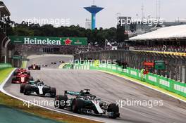 Lewis Hamilton (GBR) Mercedes AMG F1 W09. 11.11.2018. Formula 1 World Championship, Rd 20, Brazilian Grand Prix, Sao Paulo, Brazil, Race Day.
