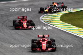 Kimi Raikkonen (FIN) Ferrari SF71H. 11.11.2018. Formula 1 World Championship, Rd 20, Brazilian Grand Prix, Sao Paulo, Brazil, Race Day.