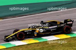 Nico Hulkenberg (GER) Renault Sport F1 Team RS18. 10.11.2018. Formula 1 World Championship, Rd 20, Brazilian Grand Prix, Sao Paulo, Brazil, Qualifying Day.