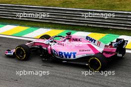 Sergio Perez (MEX) Racing Point Force India F1 VJM11. 10.11.2018. Formula 1 World Championship, Rd 20, Brazilian Grand Prix, Sao Paulo, Brazil, Qualifying Day.