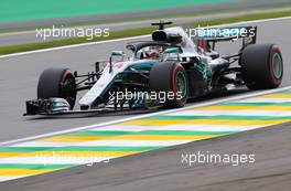 Lewis Hamilton (GBR) Mercedes AMG F1   10.11.2018. Formula 1 World Championship, Rd 20, Brazilian Grand Prix, Sao Paulo, Brazil, Qualifying Day.