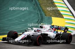 Sergey Sirotkin (RUS) Williams FW41. 10.11.2018. Formula 1 World Championship, Rd 20, Brazilian Grand Prix, Sao Paulo, Brazil, Qualifying Day.