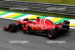 Sebastian Vettel (GER) Ferrari SF71H. 10.11.2018. Formula 1 World Championship, Rd 20, Brazilian Grand Prix, Sao Paulo, Brazil, Qualifying Day.