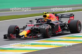 Max Verstappen (NLD) Red Bull Racing  10.11.2018. Formula 1 World Championship, Rd 20, Brazilian Grand Prix, Sao Paulo, Brazil, Qualifying Day.