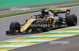 Nico Hulkenberg (GER) Renault Sport F1 Team  10.11.2018. Formula 1 World Championship, Rd 20, Brazilian Grand Prix, Sao Paulo, Brazil, Qualifying Day.