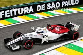 Marcus Ericsson (SWE) Sauber C37. 10.11.2018. Formula 1 World Championship, Rd 20, Brazilian Grand Prix, Sao Paulo, Brazil, Qualifying Day.