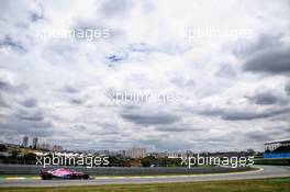 Esteban Ocon (FRA) Racing Point Force India F1 VJM11. 10.11.2018. Formula 1 World Championship, Rd 20, Brazilian Grand Prix, Sao Paulo, Brazil, Qualifying Day.