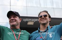 Rubens Barrichello and Felipe Massa 11.11.2018. Formula 1 World Championship, Rd 20, Brazilian Grand Prix, Sao Paulo, Brazil, Race Day.