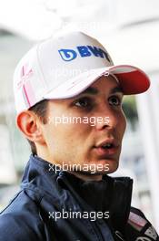 Esteban Ocon (FRA) Racing Point Force India F1 Team. 08.11.2018. Formula 1 World Championship, Rd 20, Brazilian Grand Prix, Sao Paulo, Brazil, Preparation Day.