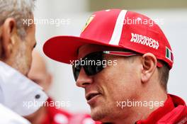 (L to R): Beat Zehnder (SUI) Sauber F1 Team Manager with Kimi Raikkonen (FIN) Ferrari. 08.11.2018. Formula 1 World Championship, Rd 20, Brazilian Grand Prix, Sao Paulo, Brazil, Preparation Day.