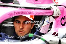 Sergio Perez (MEX) Racing Point Force India F1 VJM11. 08.11.2018. Formula 1 World Championship, Rd 20, Brazilian Grand Prix, Sao Paulo, Brazil, Preparation Day.