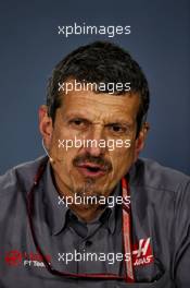 Guenther Steiner (ITA) Haas F1 Team Prinicipal in the FIA Press Conference. 08.06.2018. Formula 1 World Championship, Rd 7, Canadian Grand Prix, Montreal, Canada, Practice Day.