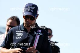 Sergio Perez (MEX) Sahara Force India F1. 08.06.2018. Formula 1 World Championship, Rd 7, Canadian Grand Prix, Montreal, Canada, Practice Day.