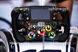 Charles Leclerc (MON) Sauber F1 Team C37 - steering wheel. 08.06.2018. Formula 1 World Championship, Rd 7, Canadian Grand Prix, Montreal, Canada, Practice Day.