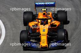 Stoffel Vandoorne (BEL) McLaren MCL33. 08.06.2018. Formula 1 World Championship, Rd 7, Canadian Grand Prix, Montreal, Canada, Practice Day.