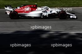 Charles Leclerc (MON) Sauber F1 Team C37. 08.06.2018. Formula 1 World Championship, Rd 7, Canadian Grand Prix, Montreal, Canada, Practice Day.