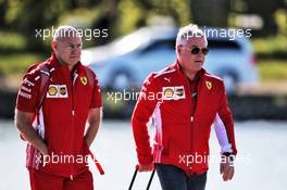 Mark Arnall (GBR) Personal Trainer of Kimi Raikkonen (FIN) Ferrari (Left). 08.06.2018. Formula 1 World Championship, Rd 7, Canadian Grand Prix, Montreal, Canada, Practice Day.